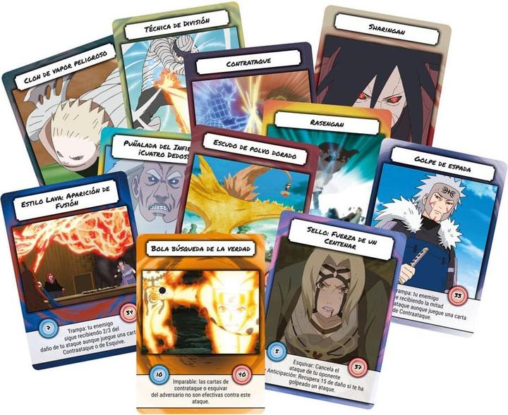 Actual product image Topi games Naruto Card Game Kage Battle *Spain Version* (Spanish)