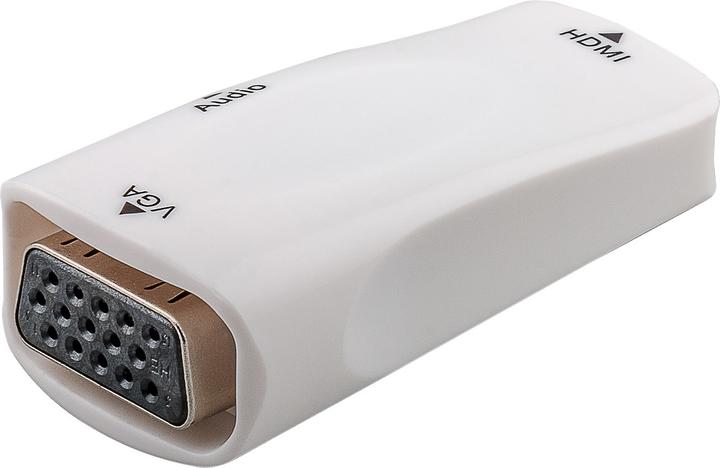 Produktbild Goobay Komapkter HDMI™ / VGA-Adapter inkl. Audio (HDMI, 2.20 cm)