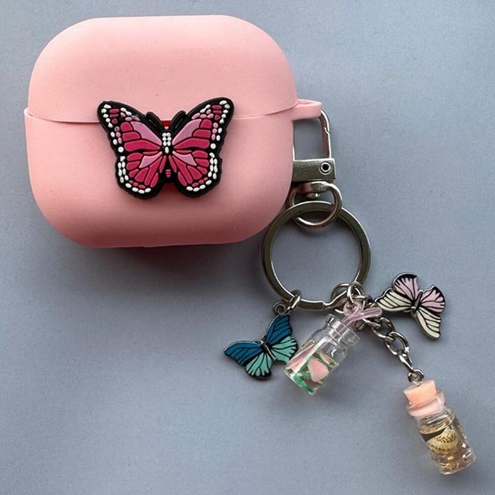 Cover-Discount Galaxy Buds3 / Buds3 Pro - Silikon Schutzhülle 3D mit Anhänger (Kopfhörer Hülle)