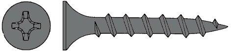 Actual product image Werkstarck Drywall screws (500 Screws per piece)