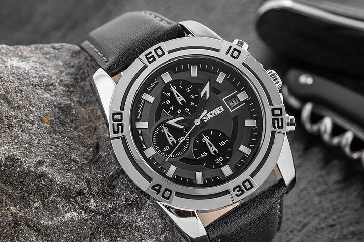 Immagine prodotto Skmei 9156SIBK Herrenuhr + BOX