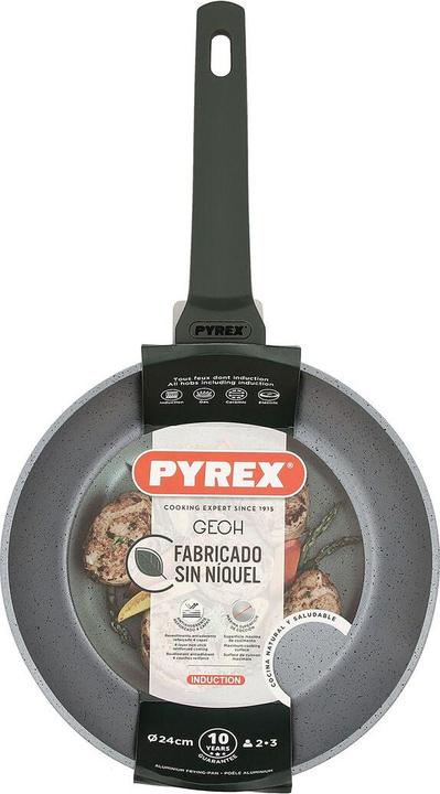 Image du produit Pyrex Poêle antiadhésive Geoh forgée 24 cm (24 cm, Poêle à frire, Aluminium)