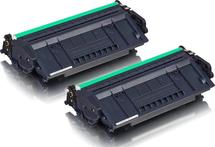 Actual product image Inkadoo Toner economy set compatible with HP CF 287 X / 87X contains 2x toner cartridge color code