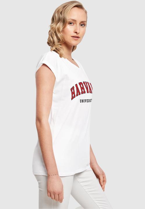 Image du produit Merchcode Ladies Harvard University - Script T-Shirt - 136661 (L)