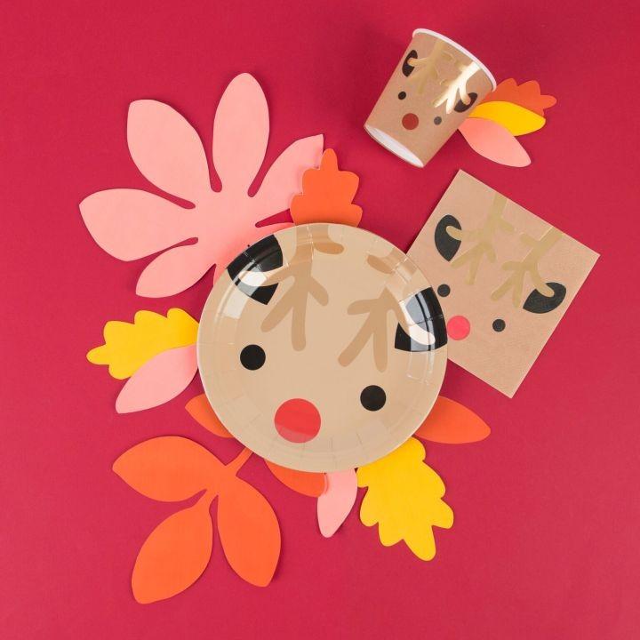 Actual product image My Little Day Paper decoration leaves, autumn (8 pcs.)