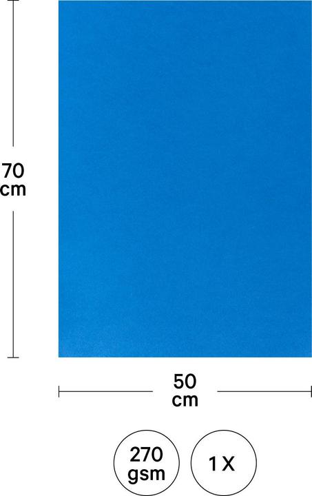 Produktbild Fotokarton 50X70 Mittelbraun (270 g/m², 1 x)