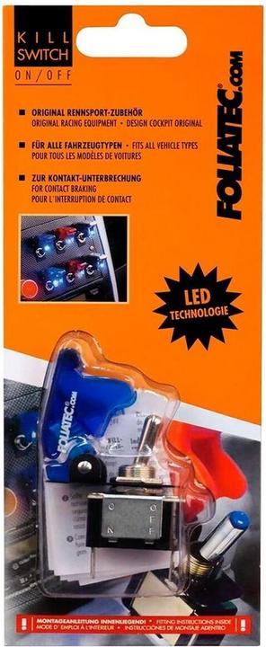 Image du produit Foliatec Interrupteur à bascule Kill Switch