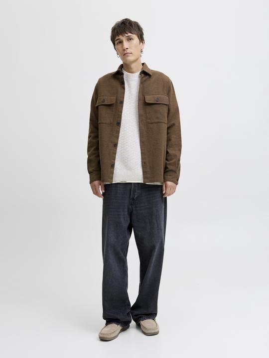 Image du produit Jack & Jones Jprrayle Melange Solid L/S Overshirt Sn (S)