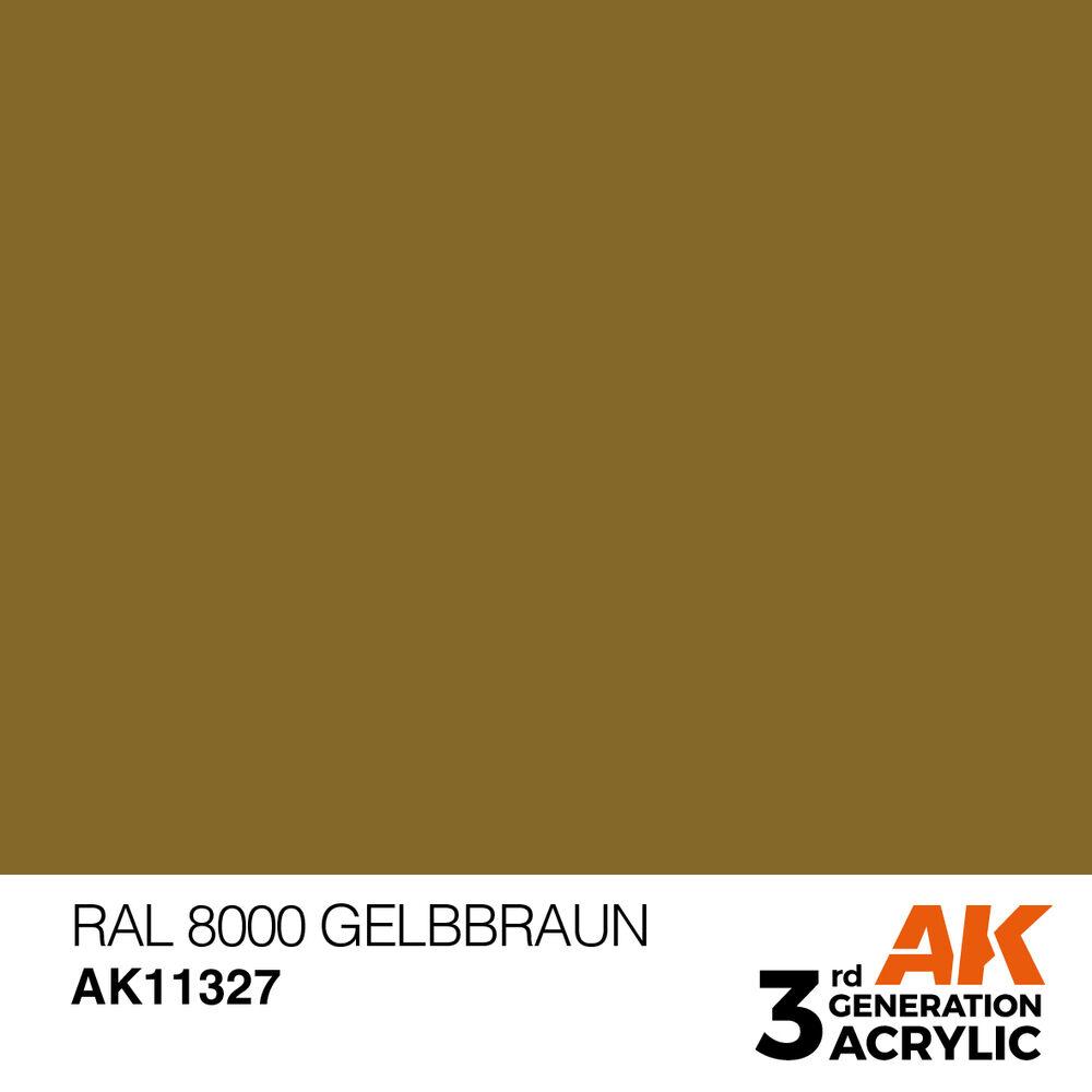 AK Interactive, Künstlerfarbe + Bastelfarbe, RAL 8000 Gelbbraun (RAL 8000 Gelbbraun)