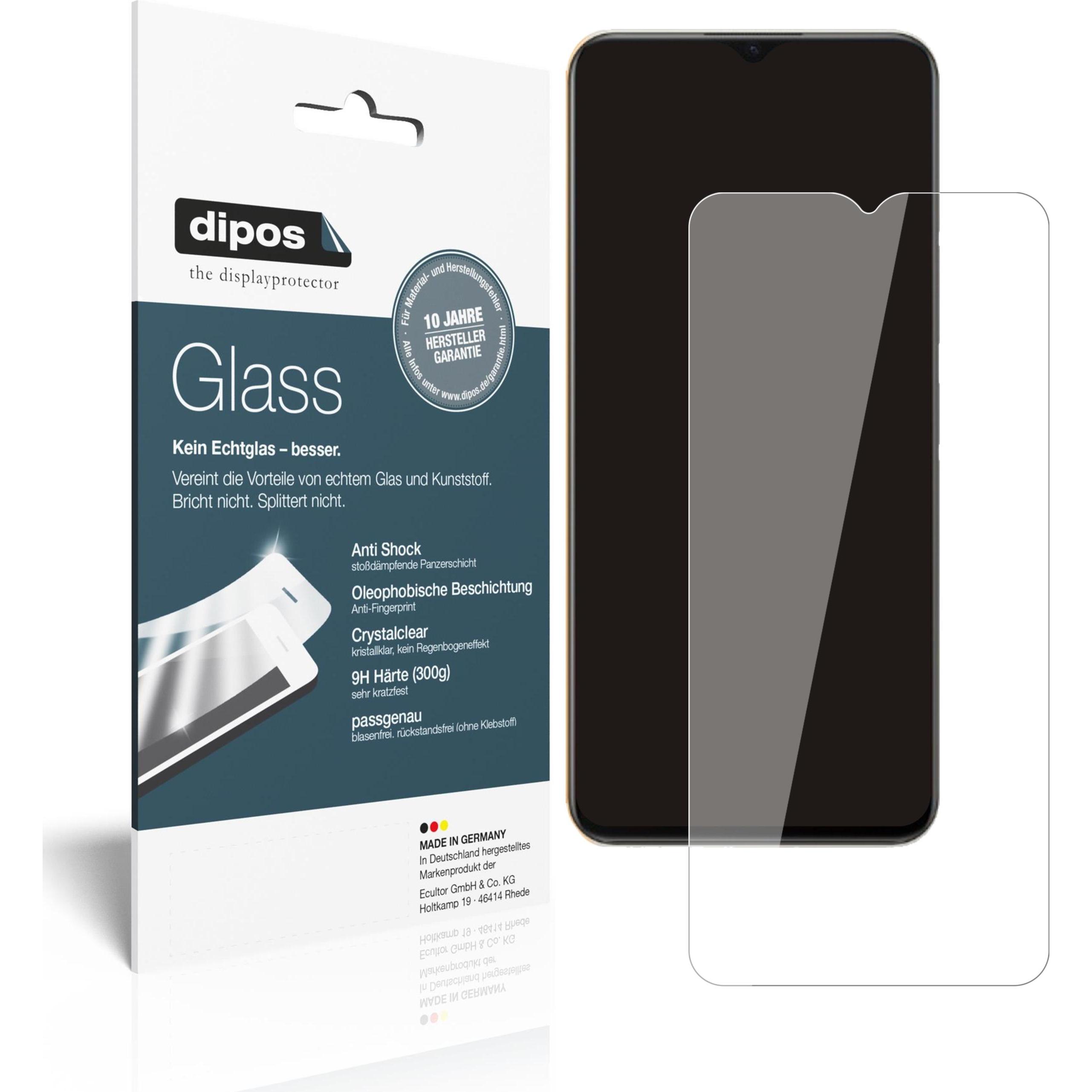 Dipos Displayschutz Anti-Shock (2 Stück, Vivo iQOO Z5x), Smartphone Schutzfolie, Transparent