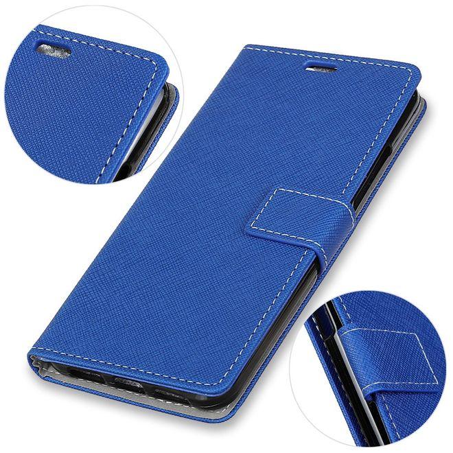 Actual product image MU Classic Leather cover with cross pattern (OnePlus 5T)