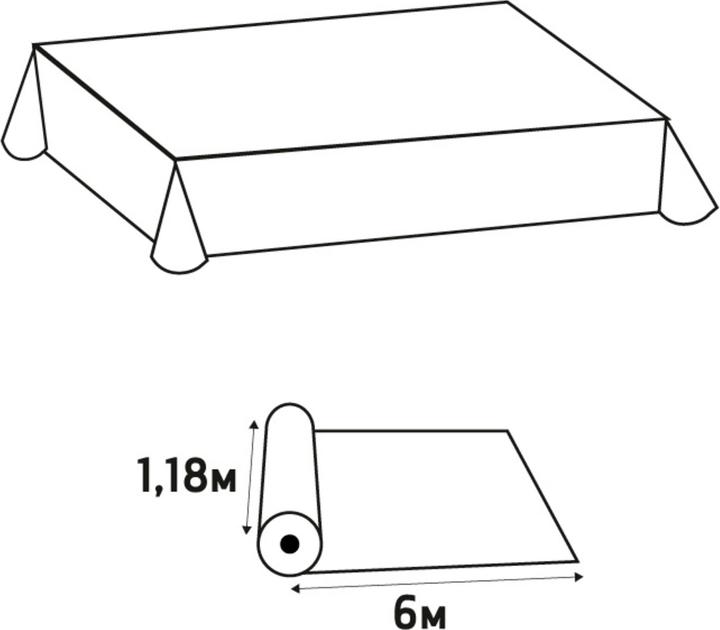 Produktbild PROnappe Damast-Tischtuch, (B)1,18 x (L)6,0 m, elfenbein