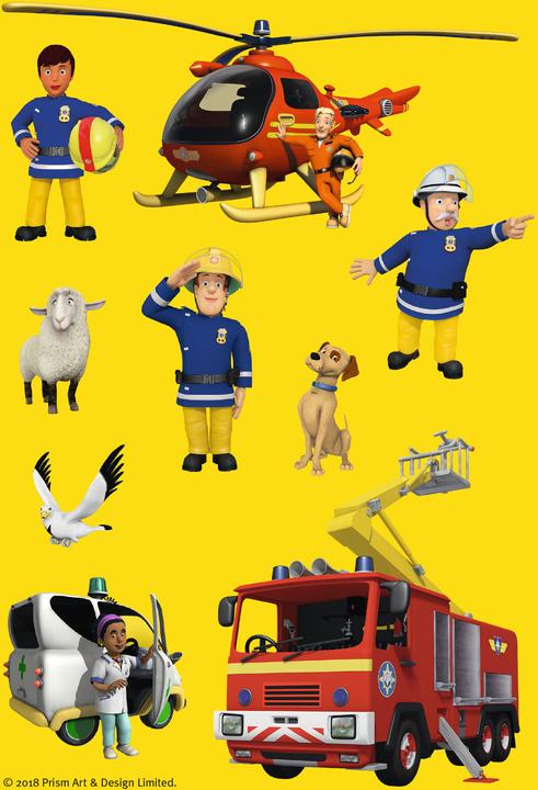 Immagine prodotto Panini Pompiere Sam: adesivo caldo e pittura divertente