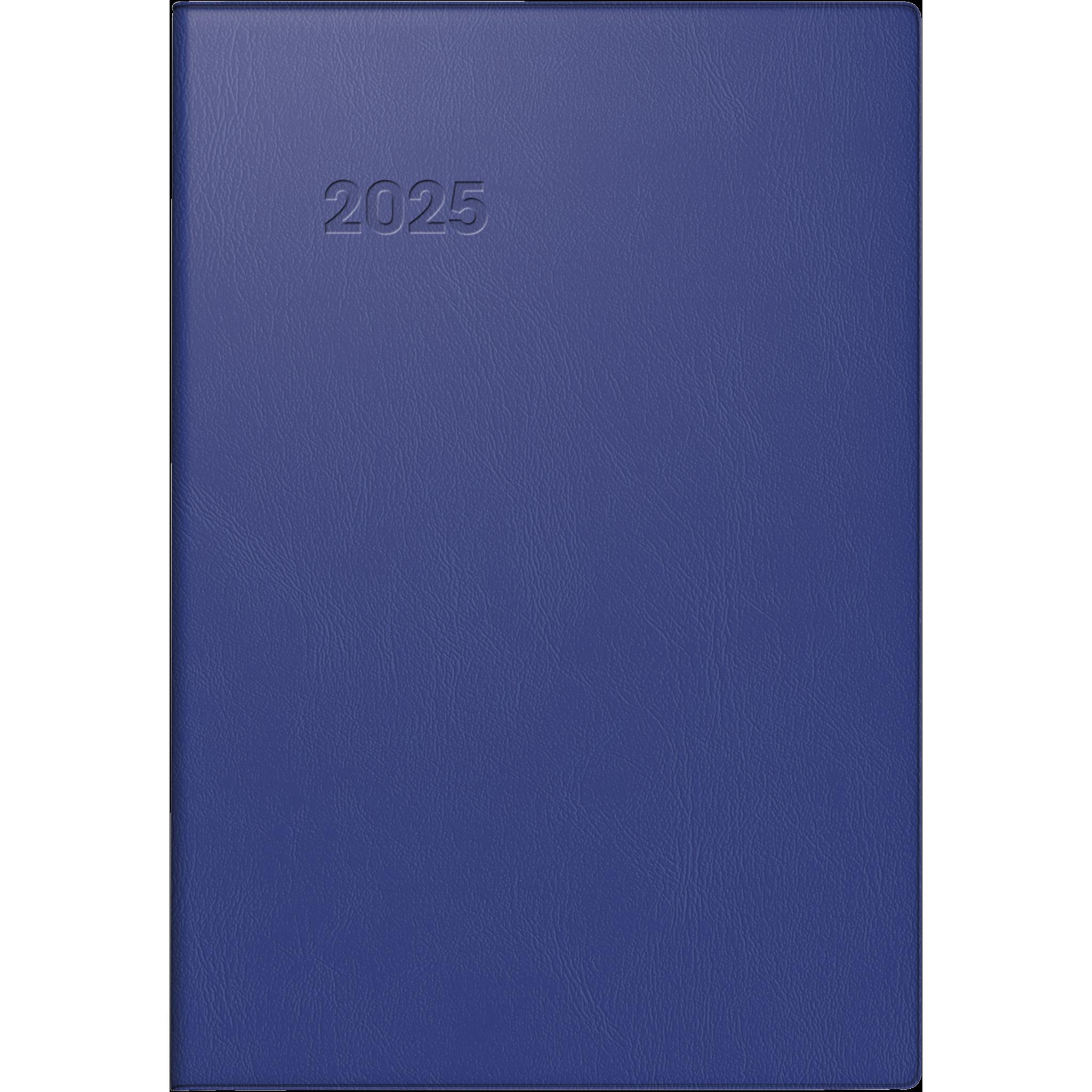 Thumbnail - Brunnen, Agenda, Taschenkalender 723 7,6x11,2cm 1 Woche/2 Seiten Kunststoff dunkelblau 2025