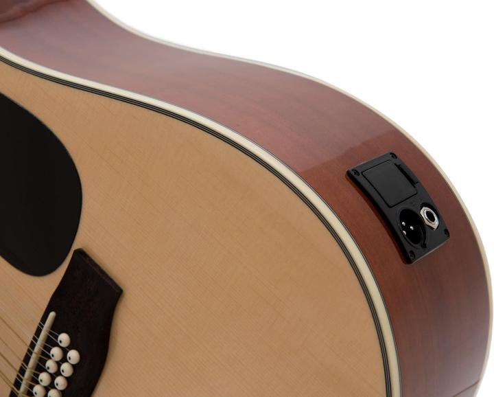 Image du produit Dimavery DR-612 Guitare western 12 cordes, naturel (Guitare occidentale)