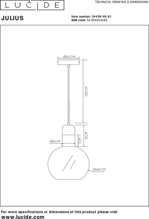 Produktbild Lucide Pendelleuchten (E27)