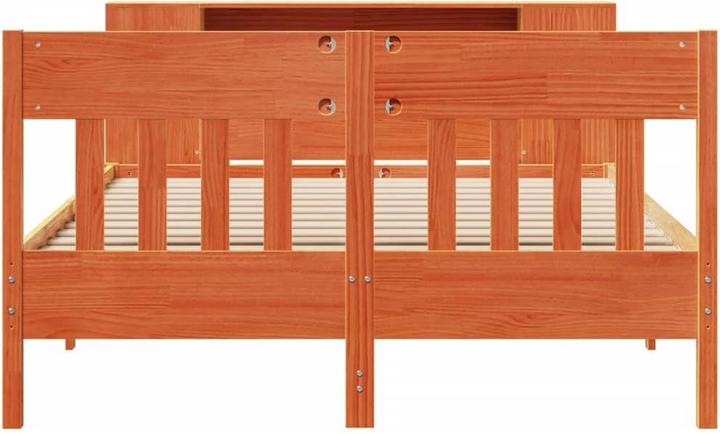 Image du produit vidaXL Bett mit Regal (135 x 190 cm)