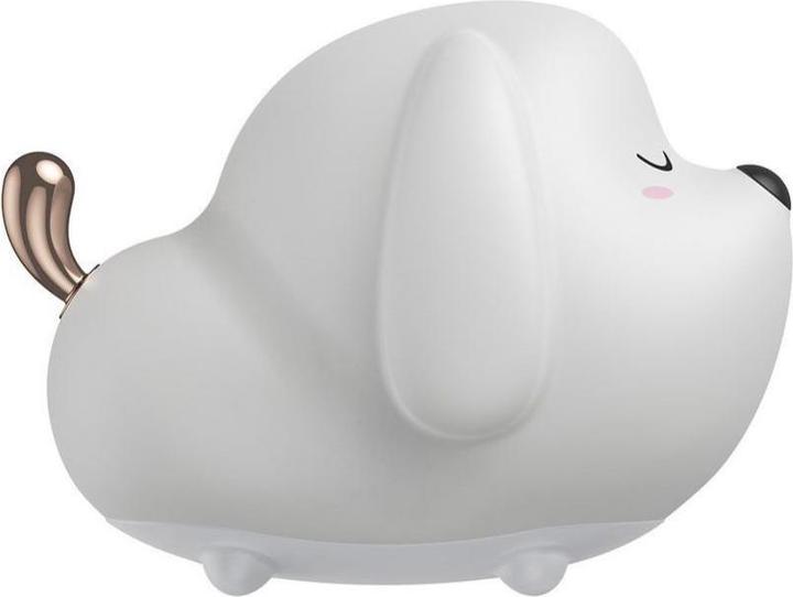 Actual product image Baseus Cute series doggie silicone night light White