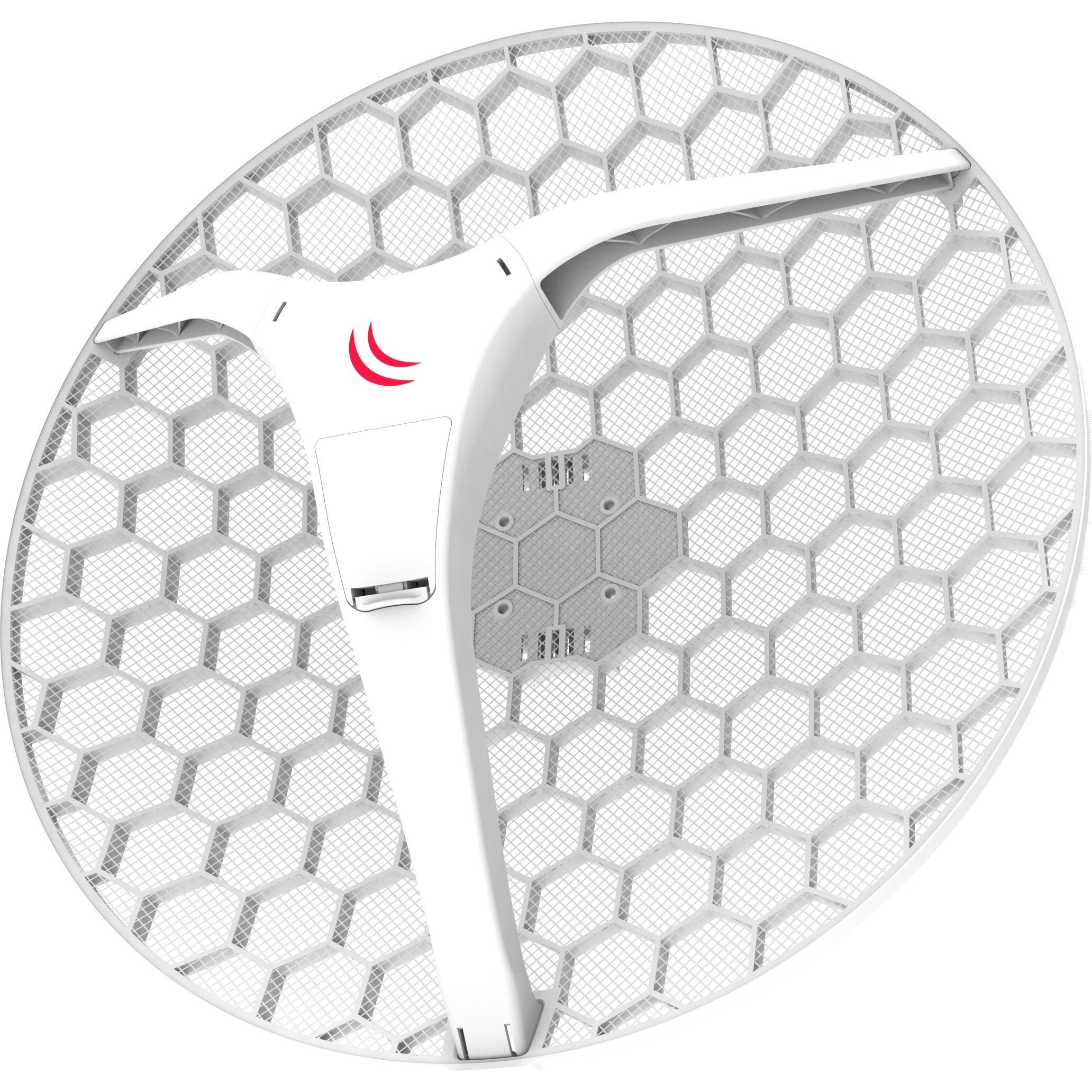 MikroTik LHG XL 5 AC Dual Chain Long Range 27dBi 5GHz CPE/Point-to-Point, 4er Pack Wireless Systeme (54 Mbit/s), Access ...