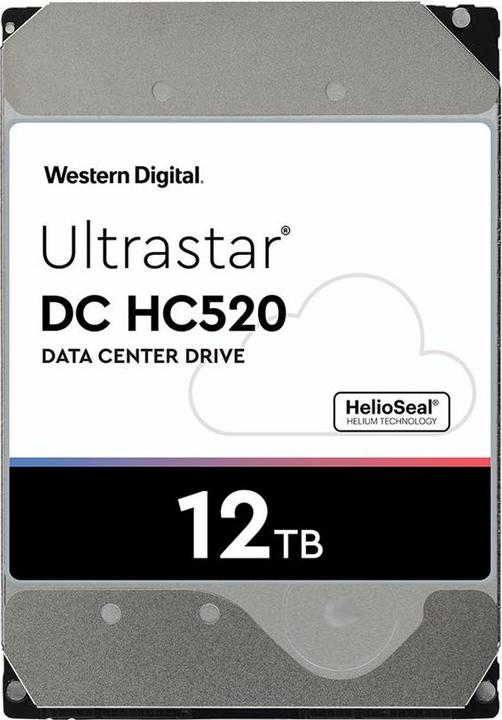 Produktbild WD UltraStar DC HC520 (He12) (12 TB, 3.5", CMR)