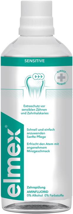 Elmex Sensitive dental rinse (400 ml, Mouthwash)