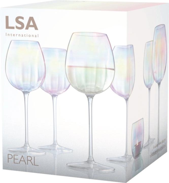Produktbild LSA 4er Set Pearl Weiweinglas 325ml - perlmutt (32.50 cl, 1 Gläser, Weissweingläser)