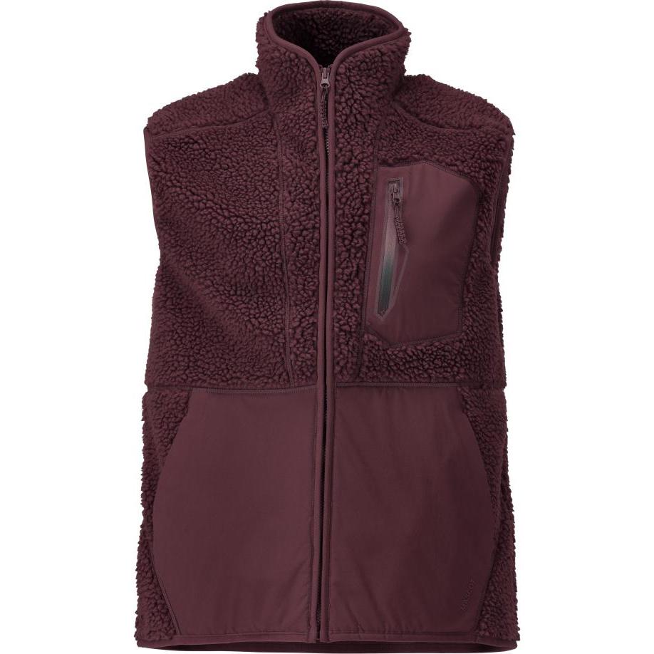 Mascot Uomo Rosso Uomini, Gilet, Gilet In Pelliccia Di Fibra Con Zip Bordeaux, Taglia 2XL, (Xxl)