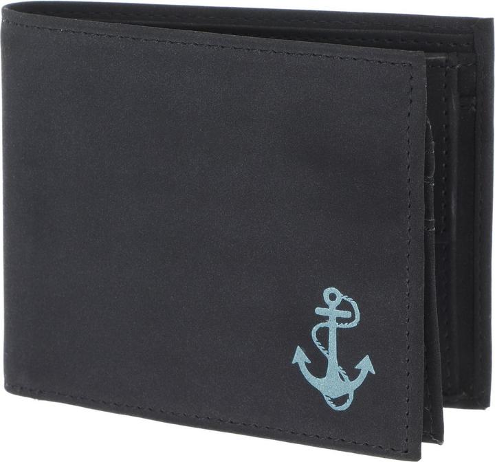 Freedom Anchor Print Cyan Black, Hellblau, Schwarz