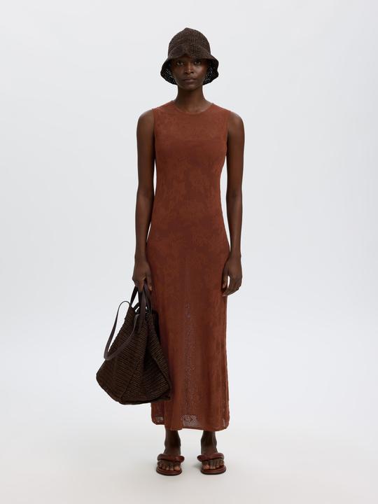 Image du produit Selected Ärmelloses Baumwoll Maxikleid (M)