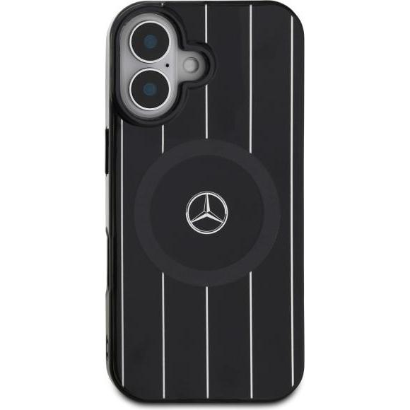 Thumbnail - Mercedes MEHMP16S23HRSK iPhone 16 6.1" czarny/black hardcase MB Double Layer Crossed Lines MagSaf (Schwarz), Smartphone,...