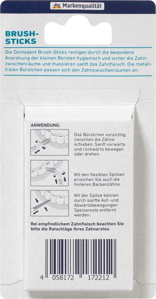 Produktbild dm Dontodent Interdentalbürsten (150 x)