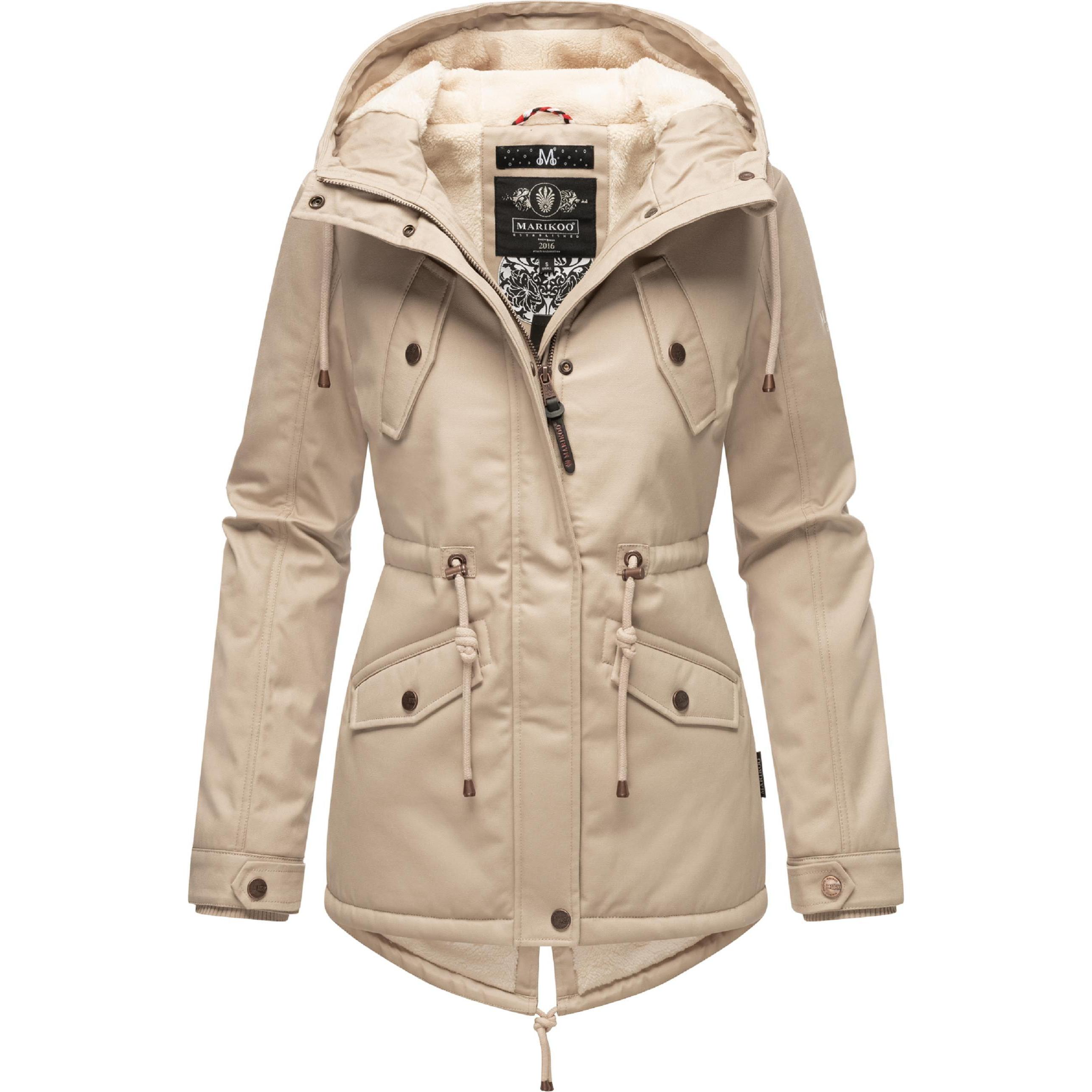 Marikoo, Damen, Jacke, Manolya (XL), Grau, XL