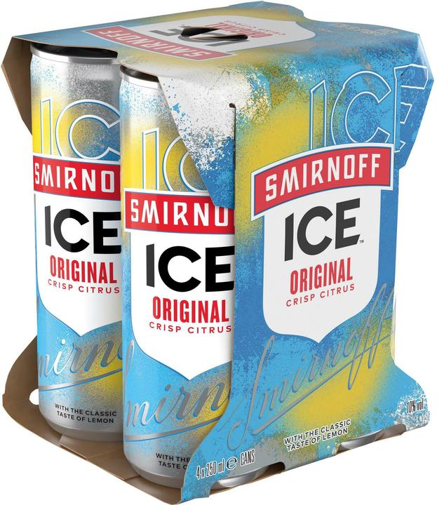 Smirnoff Vodka Ice 4 x 0.25 l (4 x 25 cl)