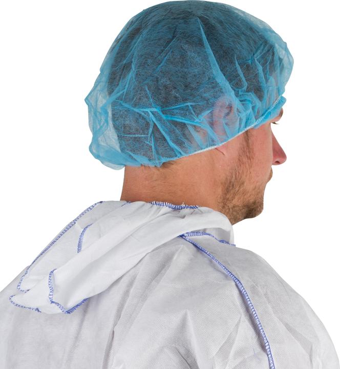 Kerbl 15378 Disposable cap, 100 pieces, blue