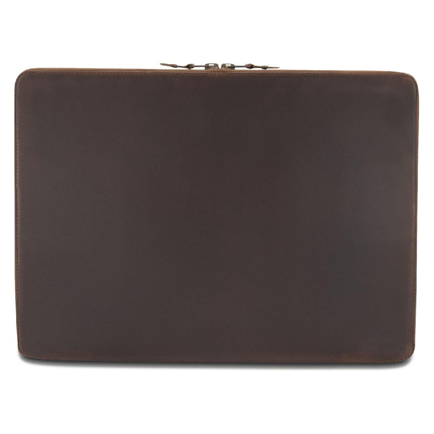 Buckle & Seam Leder Dokumentenmappe Ralph Braun / Dot (14"), Notebooktasche, Braun