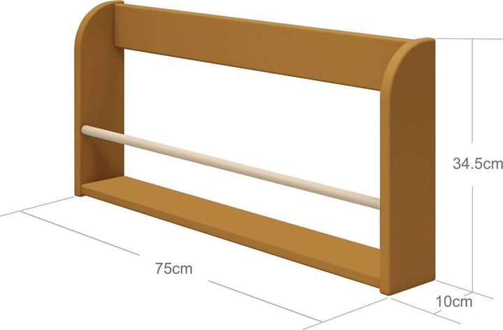 Produktbild Flexa Wandregal Dots Senf (34.50 x 34.50 x 35.10 cm)