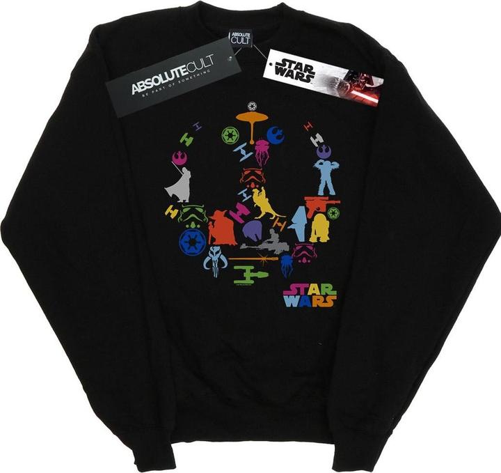 Produktbild Star Wars Silhouette Collage Sweatshirt (L)
