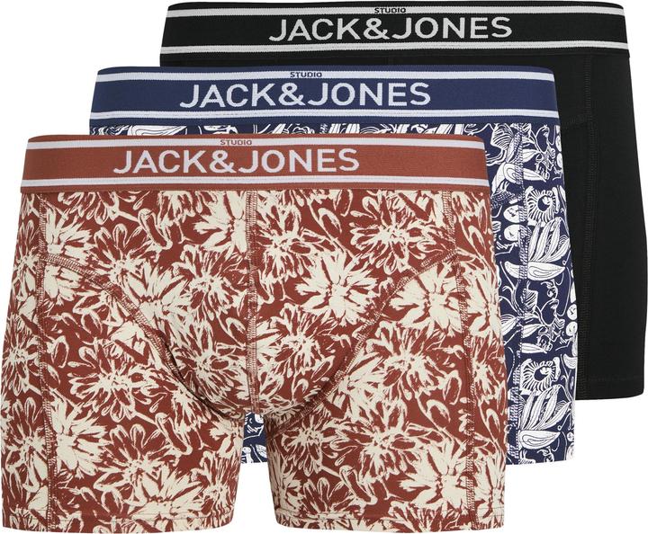 Jack & Jones Jacretro Flower Trunks 3 Pack Sn (L, Lot de 3)