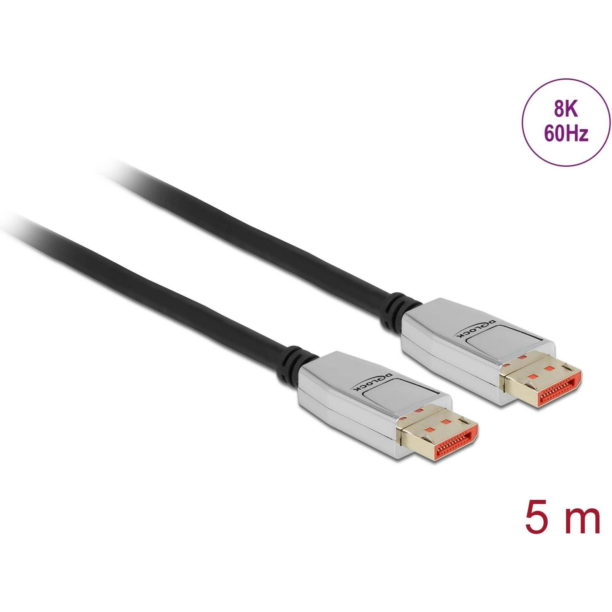 Thumbnail - Delock 87043 5 m DisplayPort (5 m, DisplayPort), Video Kabel