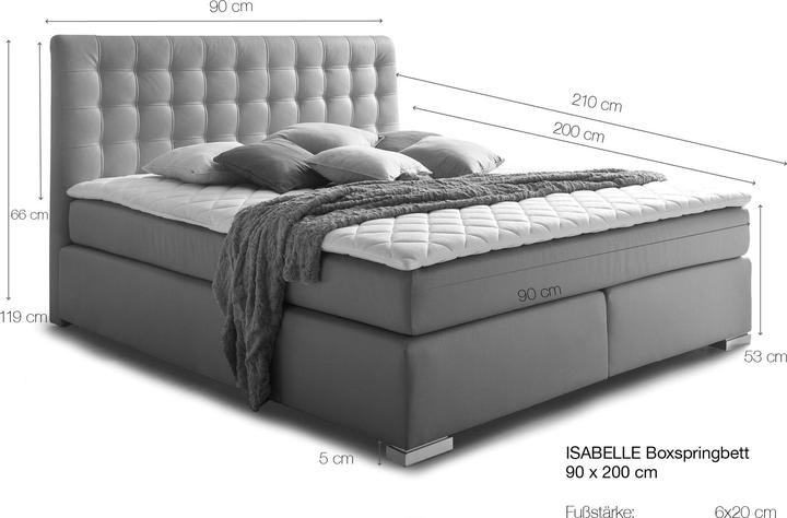 Produktbild Möbel-Eins Isabell (90 x 200 cm)