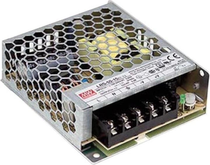 Produktbild MeanWell SCHALTNETZTEIL - 1 AUSGANG - 50 W - 12 V - CLOSED FRAME (GESCHLOSSENE BAUFORM) - NUR FÜR DEN PROF...