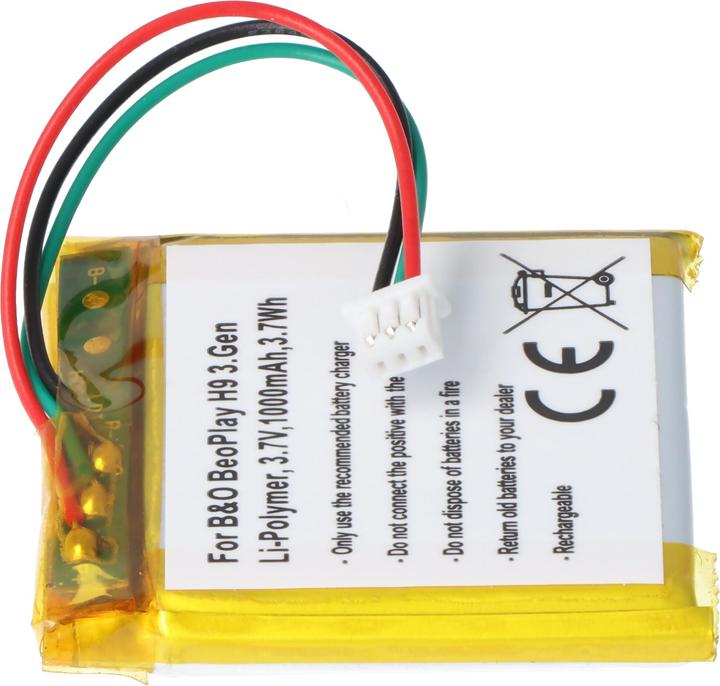 Produktbild AccuCell Akku Bang & Olufsen BeoPlay H9 3. Gen