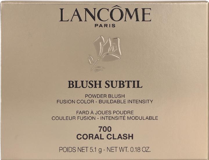 Productafbeelding Lancôme LANCOME Blush SUBTL Corail 700 5.1 g (Aie Aie Corail, Corail, Koraal botsing, Luchtleidingen)