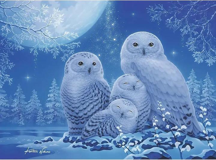 Produktbild Ravensburger Eulen im Mondschein (500 Teile)