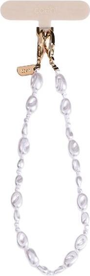Actual product image Uniq Coehl Perla Handstrap uniwersalny sznurek do telefonu na rękę biały/white pearl