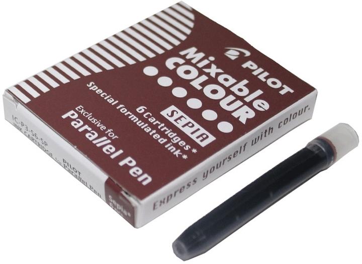 Produktbild Pilot Ersatzpatrone für Parallel Pen (6 Stück, Mehrfarbig)