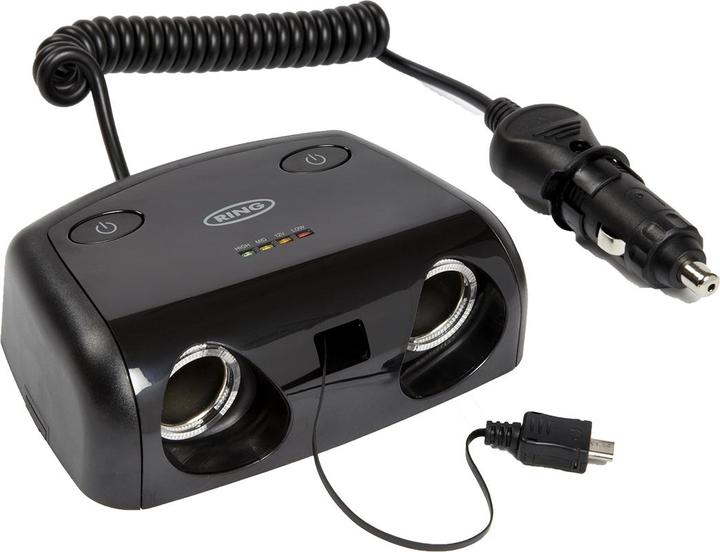Actual product image Hückmann Vehicle multiple socket 12V