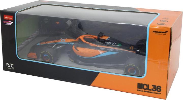 Actual product image Jamara (R/C 1:18 McLaren F1 MCL36 ora nge)