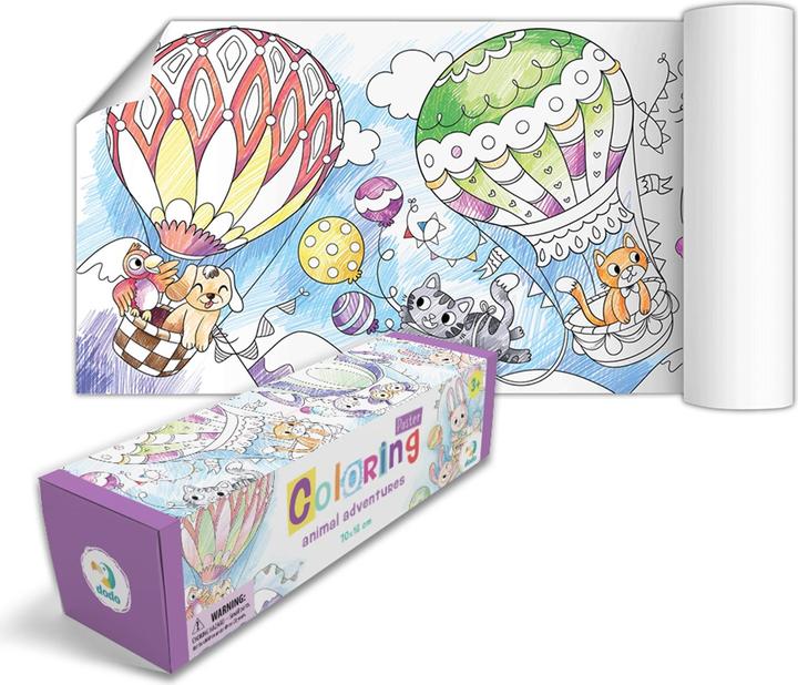 Produktbild Dodo Poster zum Ausmalen Tiere