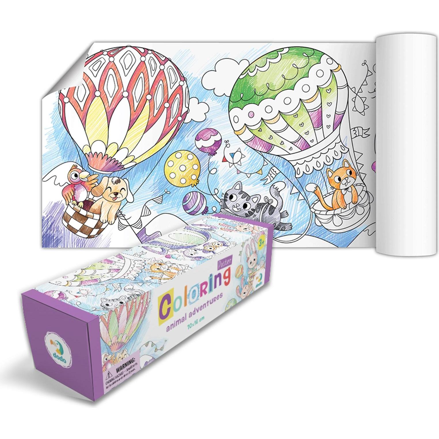 Thumbnail - Dodo Poster zum Ausmalen Tiere